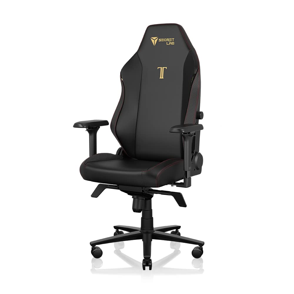 Secretlab Titan Evo Stealth Gaming Chair - Reclining - Ergonomic & Comfortable Computer Chair with 4D Armrests - Magnetic Head Pillow & 4-Way Lumbar Support - Small - Black - Leatherette