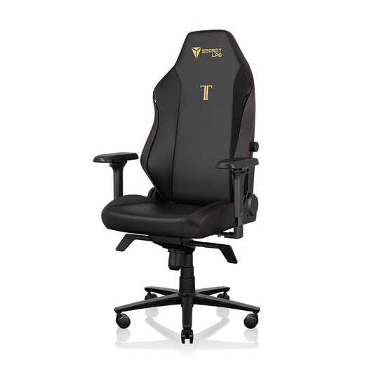 Secretlab Titan Evo Stealth Gaming Chair - Reclining - Ergonomic & Comfortable Computer Chair with 4D Armrests - Magnetic Head Pillow & 4-Way Lumbar Support - Small - Black - Leatherette