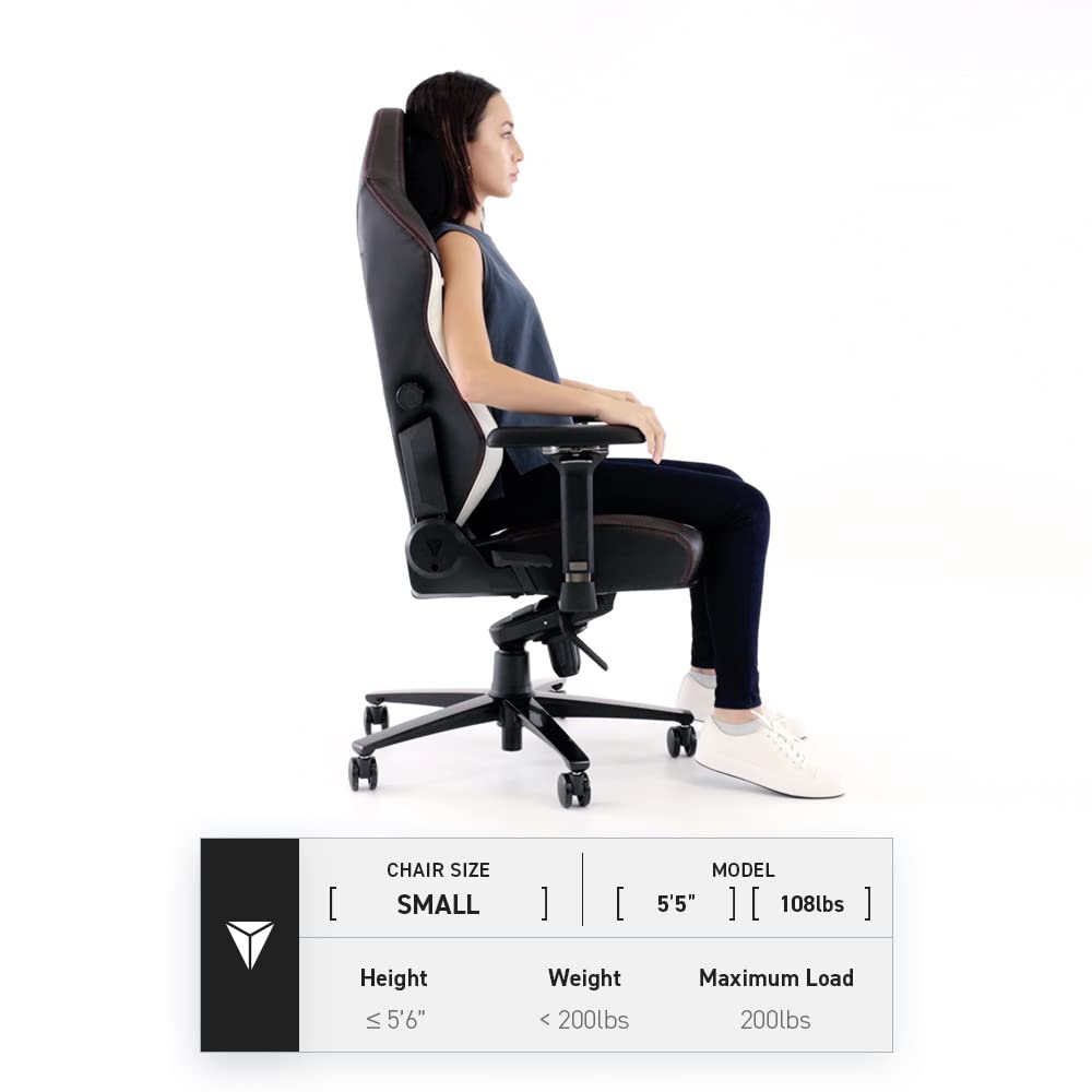 Secretlab Titan Evo Stealth Gaming Chair - Reclining - Ergonomic & Comfortable Computer Chair with 4D Armrests - Magnetic Head Pillow & 4-Way Lumbar Support - Small - Black - Leatherette