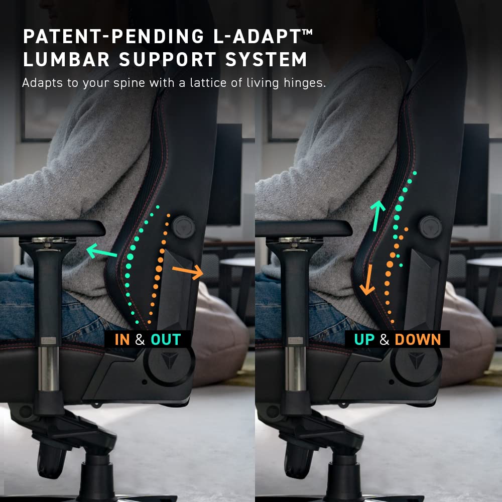 Secretlab Titan Evo Stealth Gaming Chair - Reclining - Ergonomic & Comfortable Computer Chair with 4D Armrests - Magnetic Head Pillow & 4-Way Lumbar Support - Small - Black - Leatherette