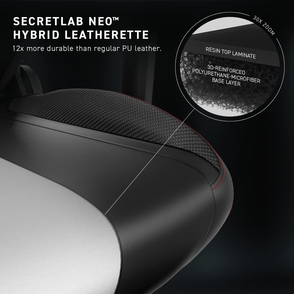 Secretlab Titan Evo Stealth Gaming Chair - Reclining - Ergonomic & Comfortable Computer Chair with 4D Armrests - Magnetic Head Pillow & 4-Way Lumbar Support - Small - Black - Leatherette