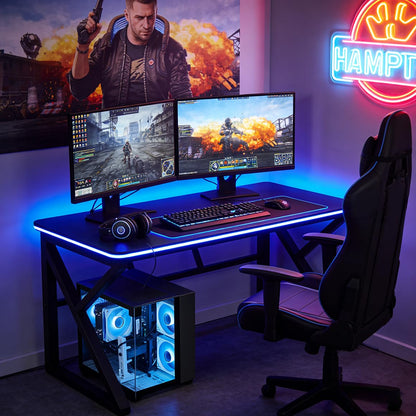 WIWB Gaming PC Desktop Ryzen 7 5700X, GeForce RTX 5060, 16GB DDR4 RAM, 1TB NVME SSD, Prebuilt Tower Computer for Gaming, Home VR (Black)